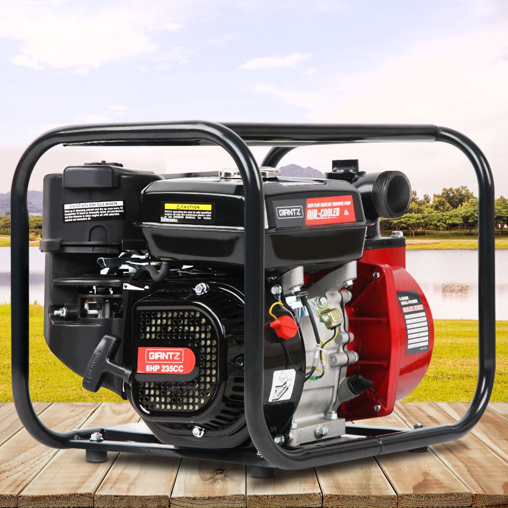 235CC Petrol Water Pump 2" Transfer High Flow - FREE DELIVERY