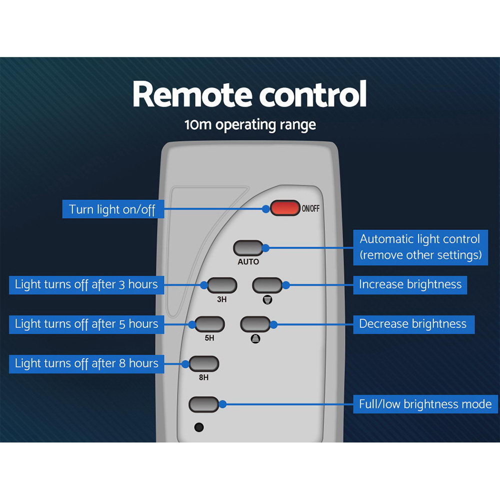160 LED Solar Flood Light 120W - FREE DELIVERY