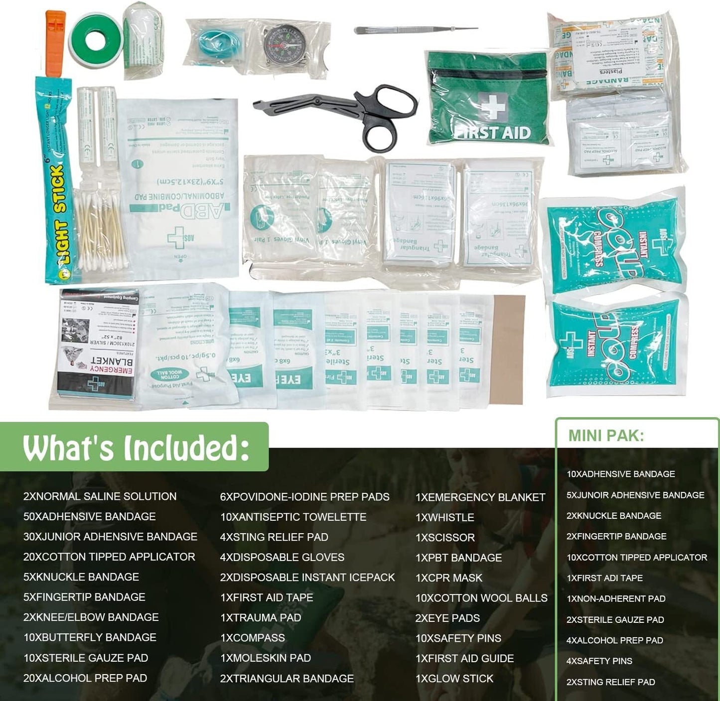 3x 258pcs Premium First Aid Kit- FREE DELIVERY
