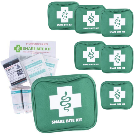 6x 9 Piece Australian Snake Bite Kit